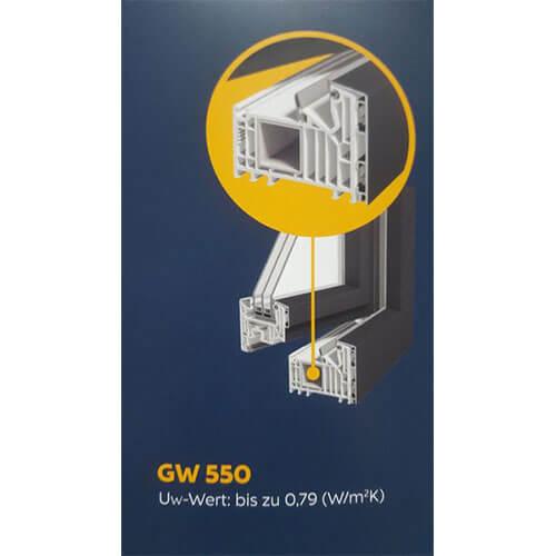 GW550 - Hochwertige VEKA Kunststoff-Fenster von German Windows